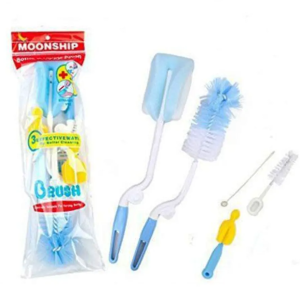 Moon Baby 5 Pcs Bottle & Nipple Cleaning Brush